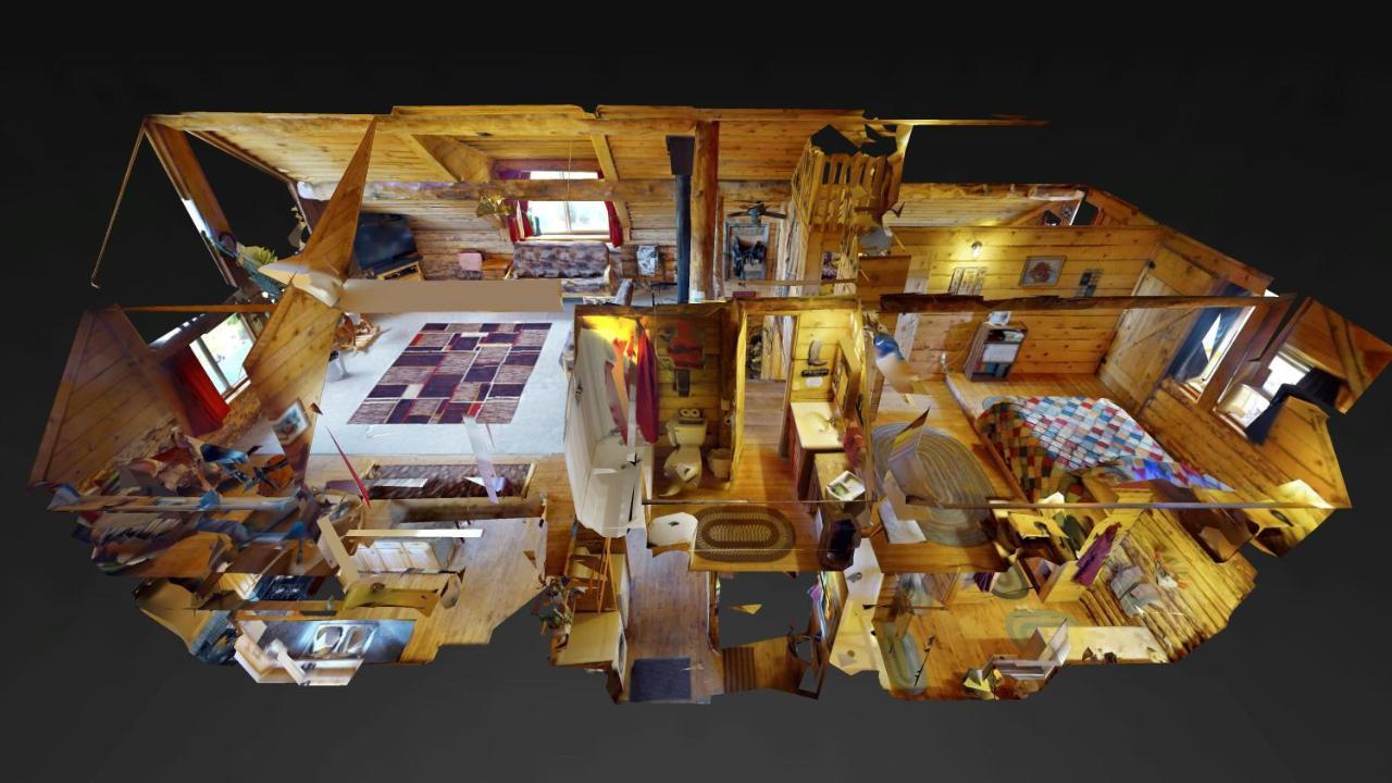 Canyon View Family Cabin, Deck, Tv Room, Games, Bbq, Campfire Монтичело Екстериор снимка